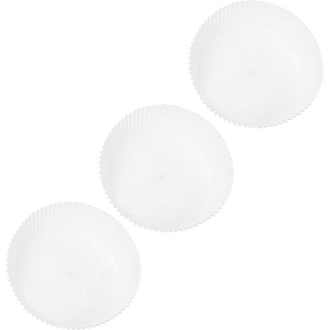Rundes, antihaftbeschichtetes Backpapier für Heißluftfritteusen, 16 x 4,5 cm, 50 Blatt weiß, Einweg-Backpapier, fettabweisendes Backpapier, ideal zum Backen von selbstgemachten Speisen. (1/5)