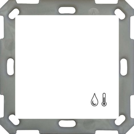 EIB, KNX, SONDE DE TEMPÉRATURE/HUMIDITÉ AMBIANTE 55, FINITION BLANCHE BRILLANTE MDT SCN-TFS55.01