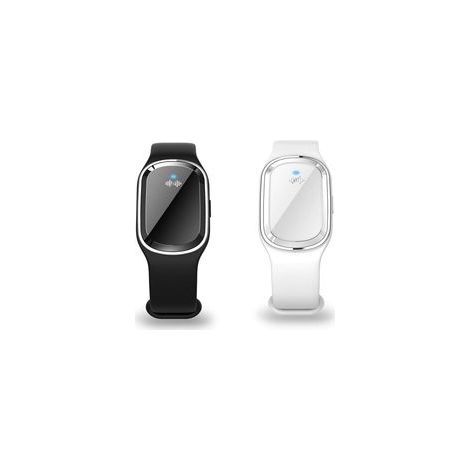 Lot de 2 bracelets anti-moustiques à ultrasons – Répulsif efficace jusqu'à 90% – 3 modes pour intérieur et extérieur – Charge rapide USB (1/5)