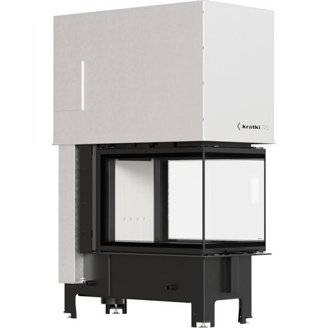 Kamineinsatz KRATKI REGNOR 500/700 8 kW Ø 200 3 seiten glas mit Türfeder (1/5)