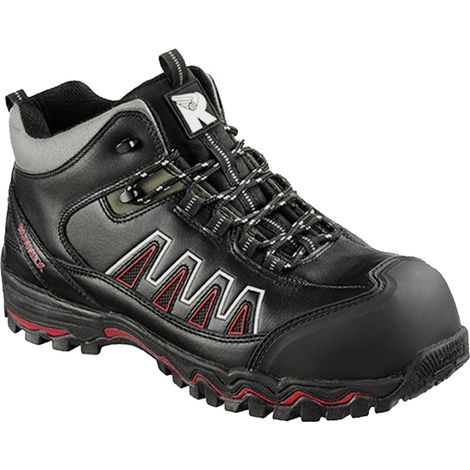 RUNNEX® S3-Sicherheitsschnürstiefel LightStar schwarz/rot, Alu 532137 Gr.37 (1/5)