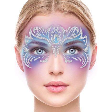 Autocollants à paillettes pour la décoration du visage FANTAISIE (1/3)