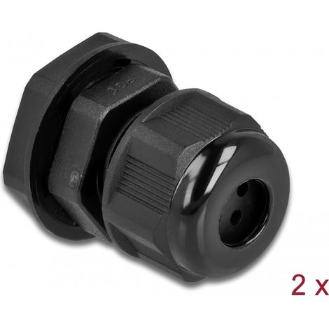 Pressacavo Delock pg9 impermeabile plastica 9x8 cm (1/3)