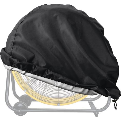 Housse de protection pour ventilateur industriel, étanche à l'eau et à la poussière, adaptée aux ventilateurs à tambour sur pied d'extérieur haute vitesse et robustes de 24 pouces, jusqu'à 29,9 x 8,6 