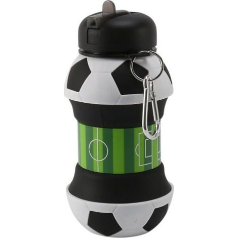 Fußball-Trinkflasche, faltbare Silikon-Reisetrinkflasche (1/5)