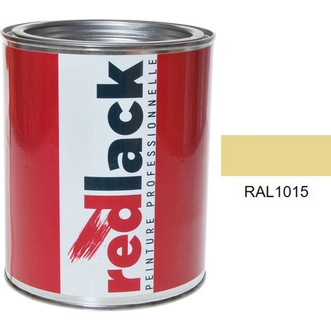 Pot 1L Peinture – RAL 1015 – Ivoire clair – Satiné – multisupport – Redlack