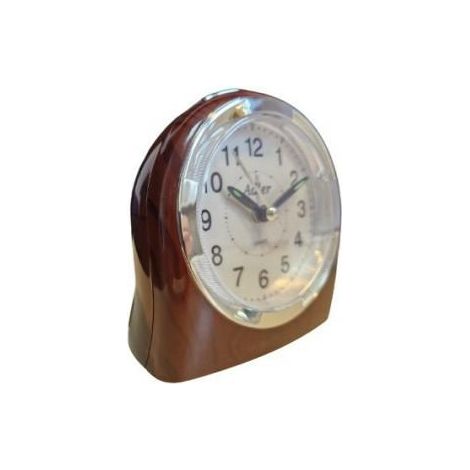 Reloj despertador de cuarzo PT101 - Adler color cereza oscuro