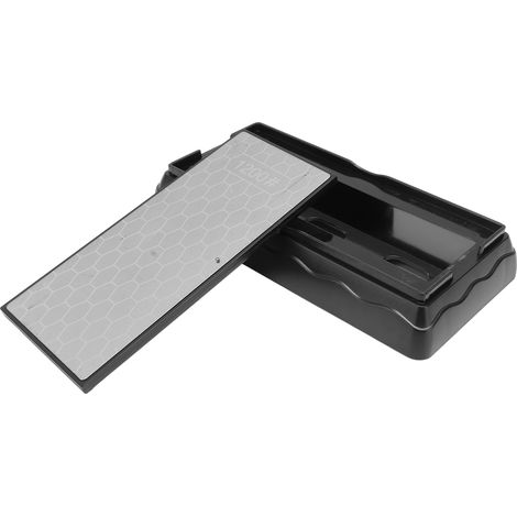 1302B Doppelseitiger Schleifstein, Körnung 600/1200, rutschfeste Unterseite, Polierwerkzeug für Küchenmesser (1/5)
