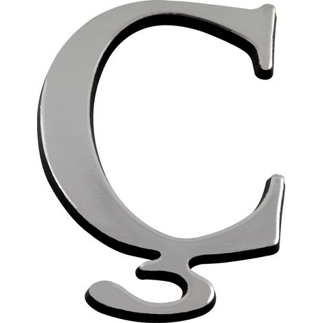 Lettre ç Argent Hauteur 25mm - 4623702 (1/2)