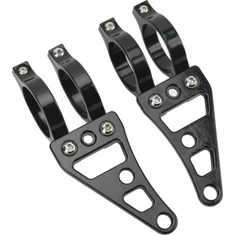 Supports de Phare Moto 41mm, Fixation Lampe Avant en Alliage, Pinces de Remplacement pour Suzuki, Kit de Montage (1/5)