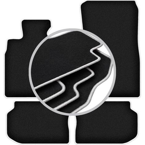 Tapis de sol Carlux argentés pour : BMW Série 5 F10 berline (2010-2013) (1/5)