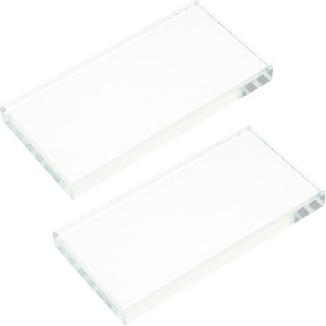 Set di 2 spatole per lucidare la pelle, in vetro. (1/5)