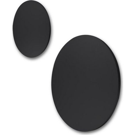 Inspired Mantra - Bora Bora - Aplique de pared LED 18cm Redondo 8W, 3000K, 1080lm, Negro Mate (1/5)