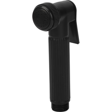 Tête de douchette WC à pression renforcée, modèle portable pour toilettes en noir (1/5)