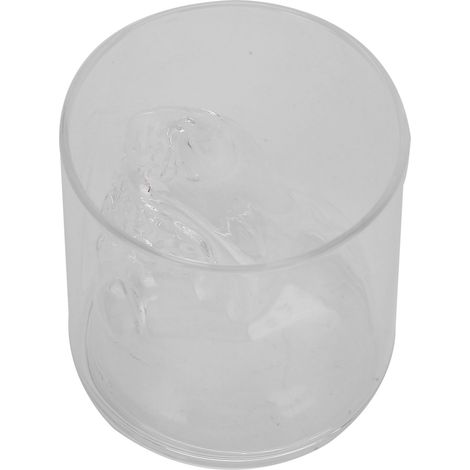 Verre à vin double paroi de 75 ml en forme de crâne, transparent, pour whisky, bière ou autre boisson, idéal pour la maison, les bars, les karaokés et les clubs. (1/5)