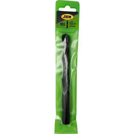 Broca helicoidal HSS 4241 para metal (Ø 12 x 151 mm.) JBM14865 (1/3)