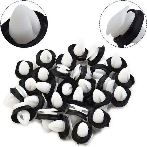 100pcs Agrafe Garniture Fixation Clip Panneau Joint Porte Pour Fiat Ducato 71728806,8565.43, 856543 (1/4)