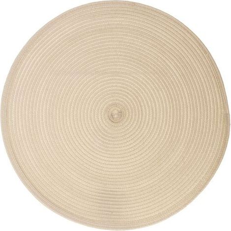 Lot de 6 sets de table ronds tressés TRESSE