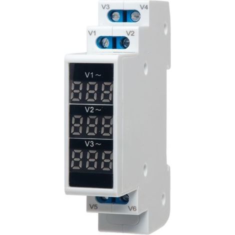 Voltmètre modulaire 3F (80-500VAC)