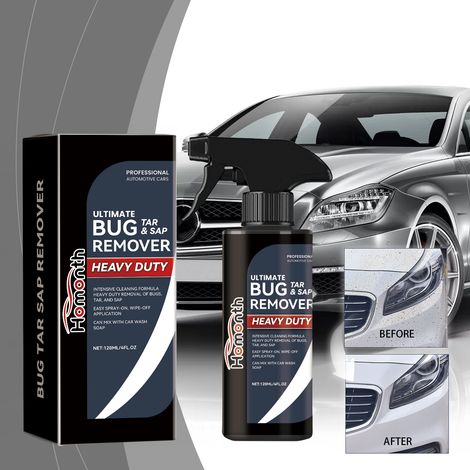 Multifunktionales Auto-Außenreinigungsspray für Scheiben und Scheinwerfer, entfernt Schmutz, Staub und Oberflächenunreinheiten – 120 ml -- DE (1/5)