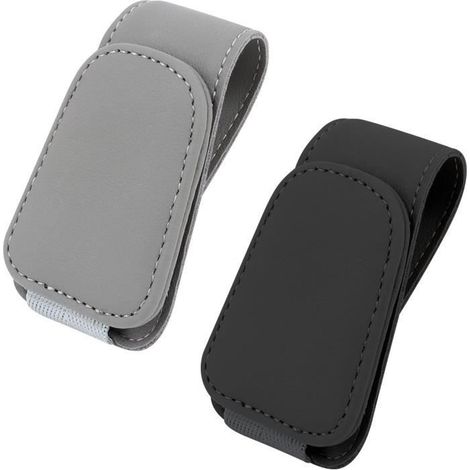 2 Pièces Porte-Lunettes de Voiture Magnétique, Support Lunettes pour Voiture, Universel, Clip de Support de Lunettes de Soleil (1/4)