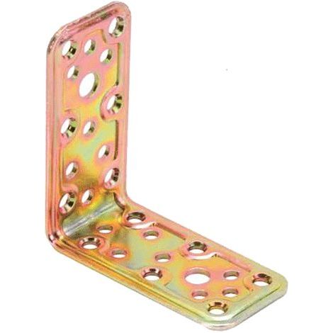 Piastra Di Giunzione Pesante Ad Angolo Larghezza  Mm.40 Art.746 - mm.30x30x40 - spessore mm.2,2 - 50 pz