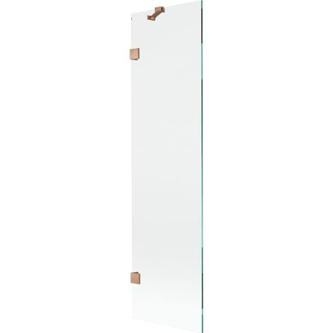 Paroi de baignoire 1 volet Mexen Lunar 50 x 150 cm, transparent, cuivre brossé - 897-050-000-65-00 (1/5)