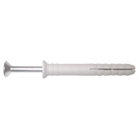 Cheville à frapper tête fraisée 6mm longueur 40mm