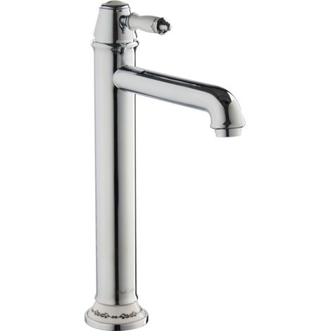PaulGurkes Armatur für Aufsatzwaschbecken Nostalgie Retro Landhausstil Lang (1/3)