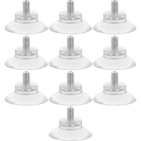 ventouses transparentes en PVC avec vis M6 x 13 mm diam tre (1/5)