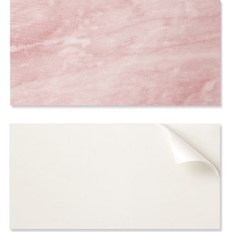 Azulejos de vinilo est茅ticos para pared con estampado, delicado dise帽o de m谩rmol, 6x60x30 cm (1/5)