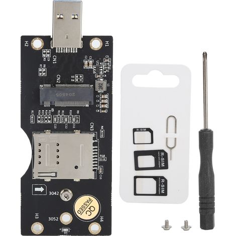 Carte d'extension NGFF vers USB 3.0 avec module SIM 3G/4G/5G pour PC bureau et ordinateur portable (1/5)