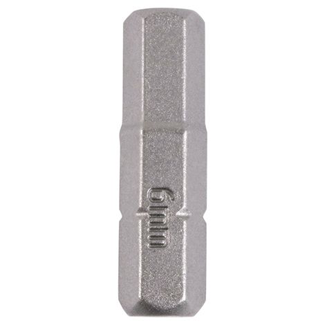 TIMCO Hex Driver Bit S2 Grey - 6.0 x 25