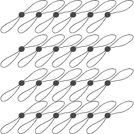 Beutelverschlussaufkleber aus Papier 500 Stück pro Rolle
