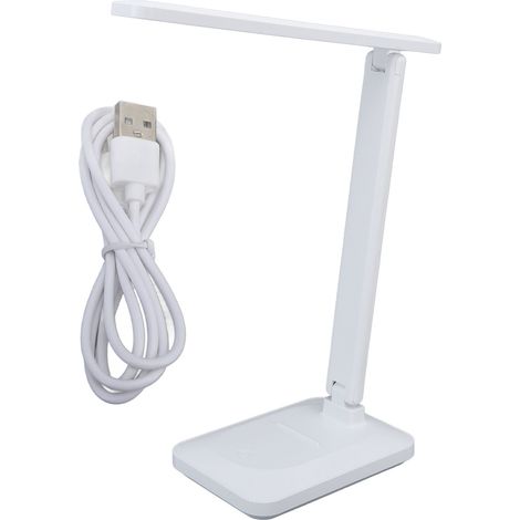 Ortviai Lampe de Bureau LED avec Gradation Continue, 3 Modes d'Éclairage, Rechargeable USB et Protection des Yeux (1/5)