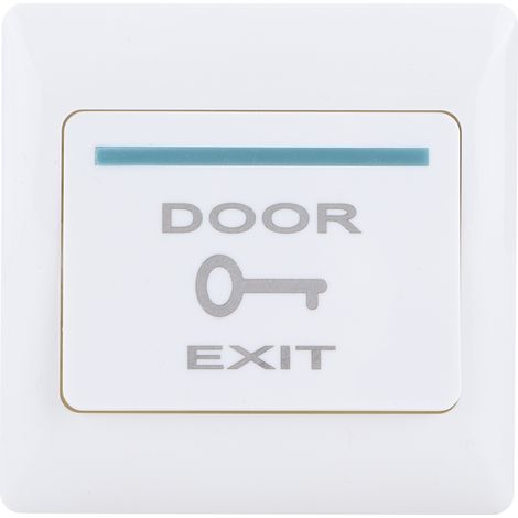 Bouton de sortie de porte type 86, système de contrôle d'accès ignifugé pour bureaux, résidences et logements locatifs