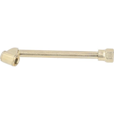 Embout de gonflage double tête G1/4 femelle pour pompe, valve de gonflage avec tige, adaptateur pneu pour moto et camion, buse de gonfleur robuste (1/5)