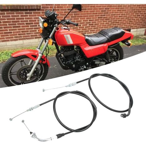 Kit de câble d'accélérateur avec fil d'huile pour CB350F, CB500, FT500, CB550 et CB750 (1/5)