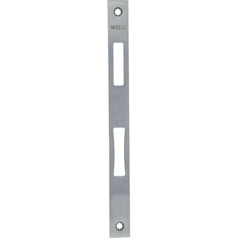 WSS Schließblech für links und rechts verwendbar flach 270x24x3mm Edelstahl (1/5)
