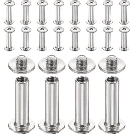 Chicago Screw M4x18mm 6mm Longueur Métal Phillips Clou Rivet Stud (1/5)