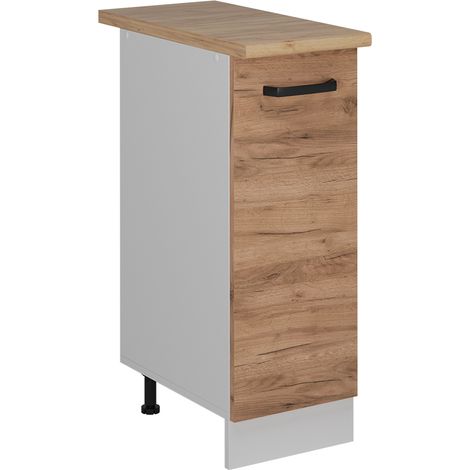 Apothekerschrank R-Line, Goldkraft Eiche, 30 cm AP Eiche, Vicco