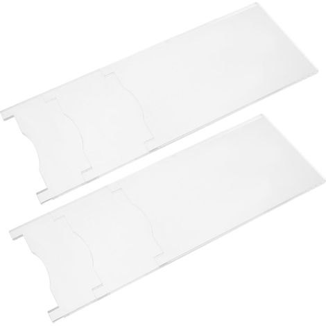 mit 2 transparenten Acryl Wandabstandshaltern Möbelschutz