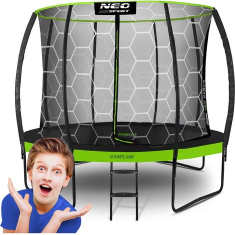 Trampolino profilato per il giardino 10ft312cm con rete protettiva interna neo sport