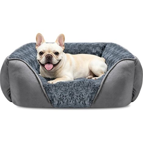 Panier Chien Petit Taille, Lit Chien Lavable, 51x48x15cm (1/5)