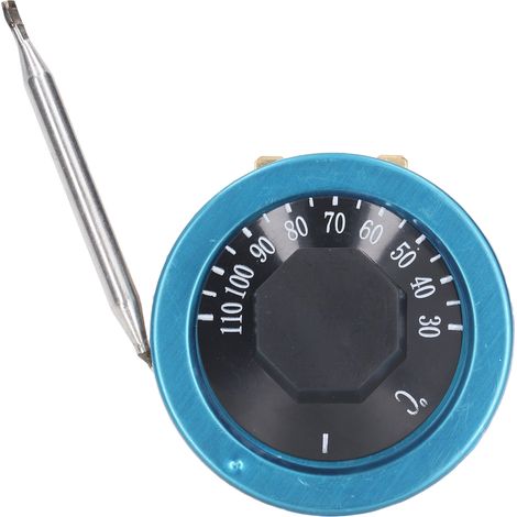 Bouton thermostat 30 à 110°C réglage température sensible réaction rapide réarmement auto pour four AC250V 16A (1/5)