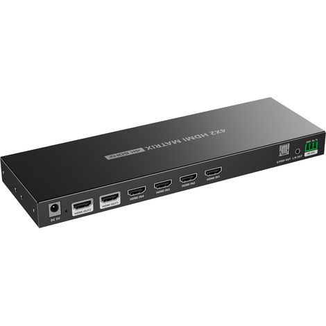 Matrice Hdmi a 4 ingressi A 2 uscite 4k@60hz Hdmi-mx-4x2-4k60 (1/2)