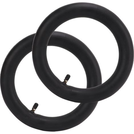2 Pièces Chambre à Air Droite 10x2.0 pour Vélo avec Démonte-Pneu - Tube de Rechange Inflable (1/5)