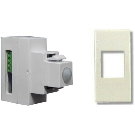 Sirsen sensore incasso a doppia tecnologia filare universale compatibile Ave Blanc bianca - DT-KEY