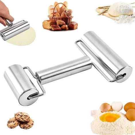 Multifunktionale doppelwandige Edelstahltrommel zum Backen, für Kekse, Süßigkeiten und Teigwaren, kreatives Kochen