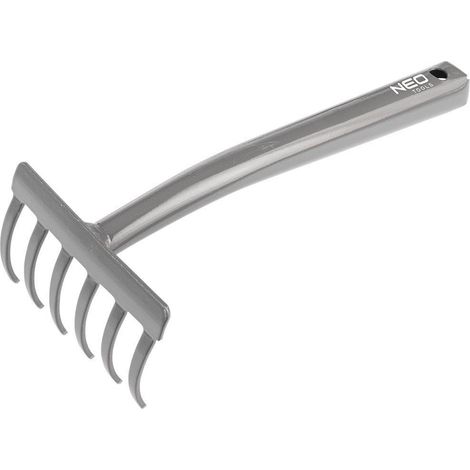 Neo Funktionaler Gartenrechen aus leichtem A3-Stahl 29 cm